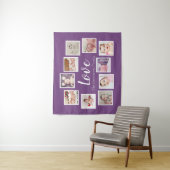 Tenture 10 Collage Modèle photo Amour personnalisé (En situation)