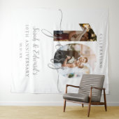 Tenture 10e anniversaire du Mariage 2 Photo fond (En situation (horizontale))