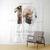 Tenture 10e anniversaire du Mariage 2 Photo fond (En situation)