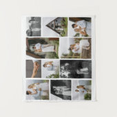 Tenture 11 Collage photo unique personnalisé minimaliste (Devant)