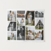 Tenture 11 Collage photo unique personnalisé minimaliste (Devant (Horizontal))