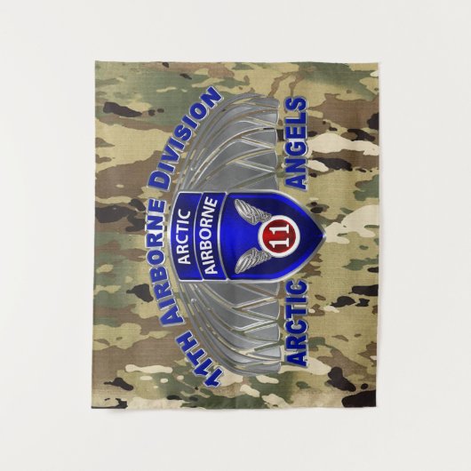 Tenture 11e division aéroportée (Devant)