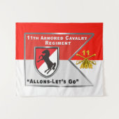Tenture 11e Régiment de cavalerie blindée ACR (Devant (Horizontal))