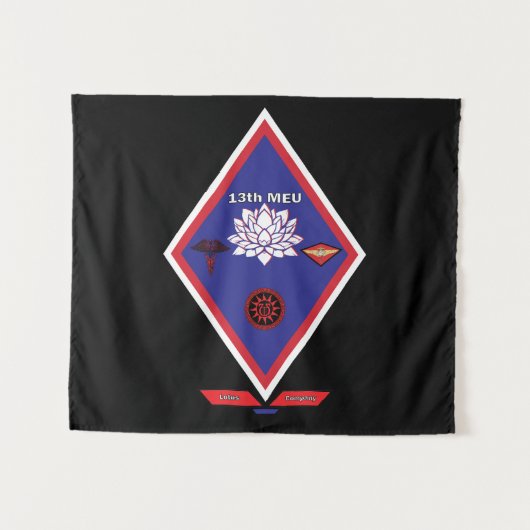 Tenture 13th MEU Milsim Flag (Devant (Horizontal))