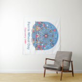 Tenture 14 février Journée de la grande roue (En situation (horizontale))