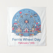 Tenture 14 février Journée de la grande roue (Devant)