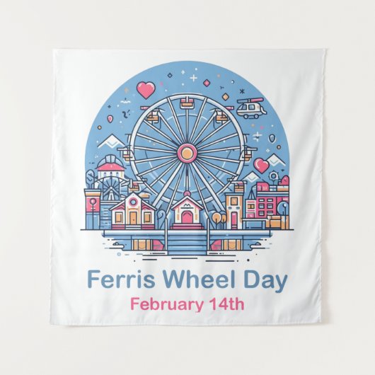 Tenture 14 février Journée de la grande roue (Devant)