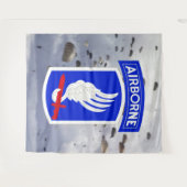 Tenture 173e AIRBORNE DIV. (SKY SOLDIERS) PHOTO BKGND (Devant (Horizontal))