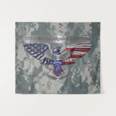 Tenture 173e Airborne "Fière d'avoir servi" (Devant (Horizontal))