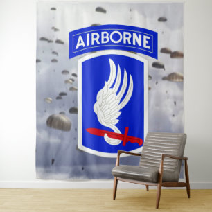 Tenture 173e DIV. AÉROPORTÉE (SKY SOLDIERS) PHOTO FOND