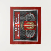 Tenture 18e brigade d'artillerie de campagne (AÉROPORTÉE) (Devant)