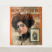 Tenture 1909 Comment faire Mlle Josephine partition (Devant)