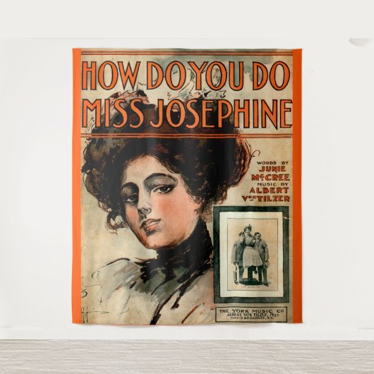 Tenture 1909 Comment faire Mlle Josephine partition (Devant)