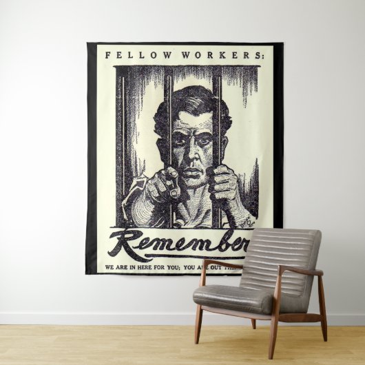 Tenture 1917 camarades de travail se rappellent ! (En situation)