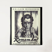 Tenture 1917 camarades de travail se rappellent ! (Devant)