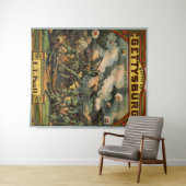 Tenture 1917 La bataille de Gettysburg partition (En situation (horizontale))