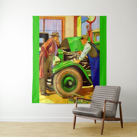 Tenture 1924 Kelly Springfield pneus gonflables et (En situation)