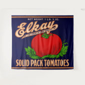 Tenture 1930 Elkay Solid Pack Tomates peut imprimer étique (Devant (Horizontal))
