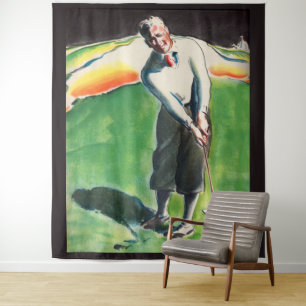 Tenture 1934 copies jouantes au golf