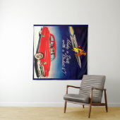 Tenture 1950 Faire une date avec Rocket 8 (En situation (horizontale))