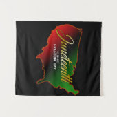 Tenture 19e indépendance noire (Devant (Horizontal))