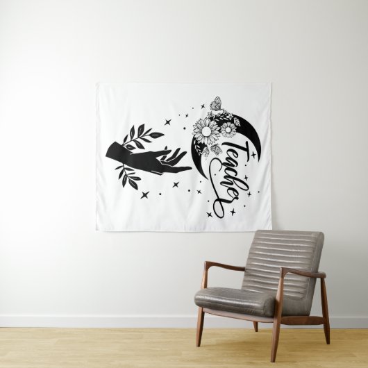 Tenture 1- Chemise d'enseignant inspirant, Enseignant mini (En situation (horizontale))