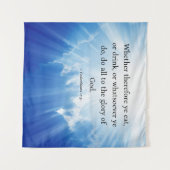 Tenture 1 Corinthiens 10:31 (Devant (Horizontal))