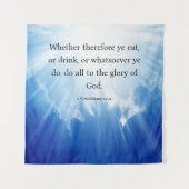 Tenture 1 Corinthiens 10:31 (Devant)