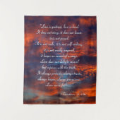 Tenture 1 Corinthiens 13 ; 4-8a | inspiré (Devant)