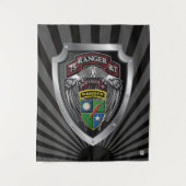 Tenture 1er bataillon du 75e régiment de rangers (Devant)