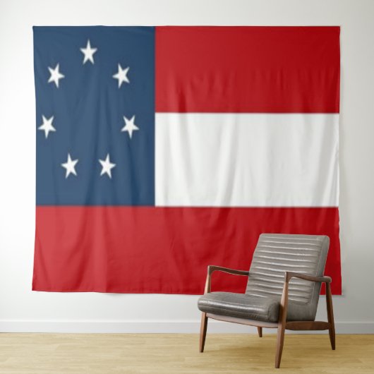 Tenture 1er DRAPEAU NATIONAL CSA (En situation (horizontale))