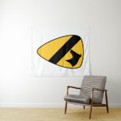 Tenture 1ère division de cavalerie Patch Patriotic (En situation (horizontale))