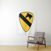 Tenture 1ère division de cavalerie Patch Patriotic (En situation)