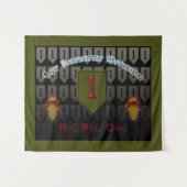 Tenture 1re division d'infanterie du Big Red One (Devant (Horizontal))