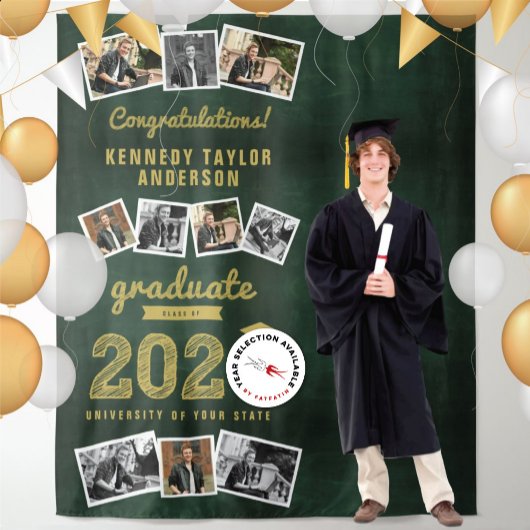 Tenture 2023 Gold Sketch Graduation Party 9 Photo fond