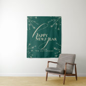 Tenture 2026 Happy New Year Modern Festive Typography (En situation)