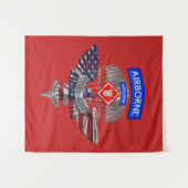 Tenture 20e brigade du génie - Vétéran aéroporté (Devant (Horizontal))