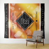 Tenture 23e anniversaire de mariage élégant Topaze impéria (En situation (horizontale))