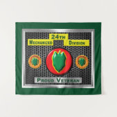 Tenture 24e division d'infanterie mécanisée (Devant (Horizontal))