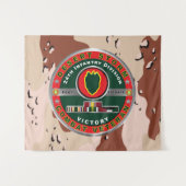 Tenture 24e division d'infanterie Tempête du désert (Devant (Horizontal))