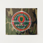 Tenture 24e division d'infanterie Tempête du désert (Devant (Horizontal))