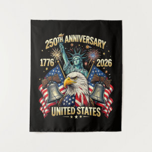 Tenture 250 Ans Anniversaire Américain 1776-2026 Drapeau U