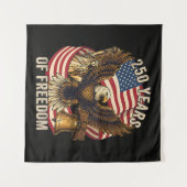 Tenture 250 Ans d'Amérique 1776-2026 (Devant (Horizontal))