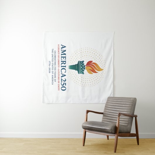 Tenture 250e anniversaire des États-Unis  (En situation (horizontale))