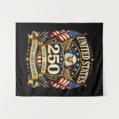 Tenture 250e anniversaire USA 250 ans  (Devant (Horizontal))