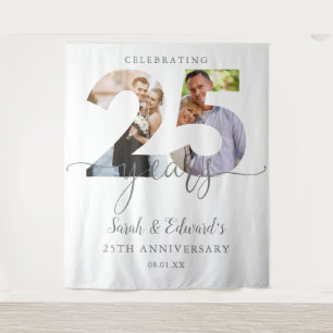 Tenture 25e anniversaire du Mariage 2 Contexte photo