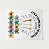 Tenture 2/4, C'est un bon jour pour apprendre de minuscule (Devant (Horizontal))