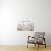 Tenture 2 Chroniques 20:15 La bataille est la Bible de Die (En situation (horizontale))