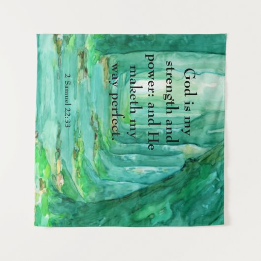 Tenture 2 Samuel 22:33 (Devant (Horizontal))