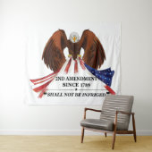 Tenture 2e amendement Oreiller (En situation (horizontale))